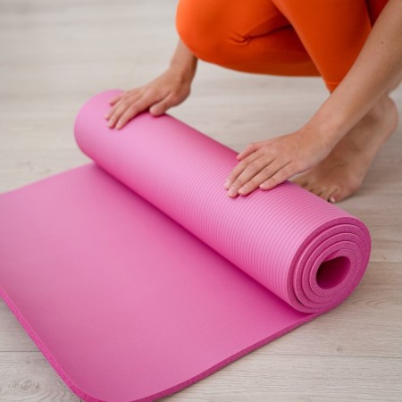 Sangh yoga rug, 183 × 61 × 1 cm, pink color-7