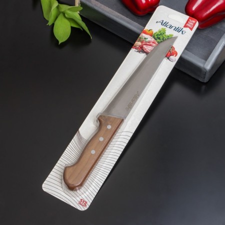 ATLANTIK meat knife and steaks, blade 20 cm, brown color-3
