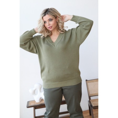 Female pulver, size 62, olive color-8