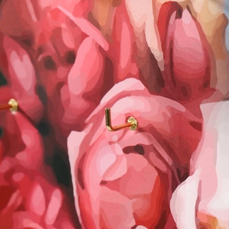 Open "flowers 2" 5 hooks, 23x32 cm-2