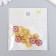 Decor for creativity Plastic "Fox Fuchsia Flower" set 12 pcs 1.4x1.4 cm