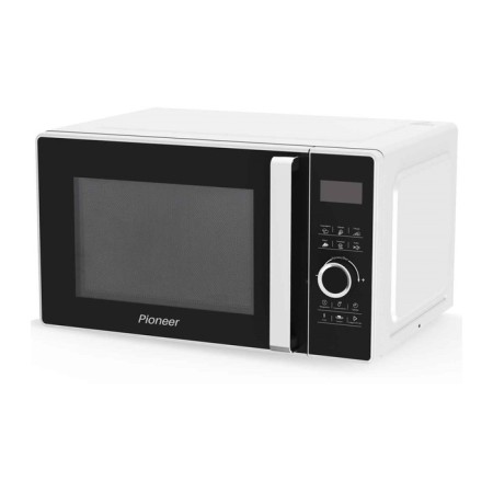 Pioneer MW356S microwave oven, 800 watts, 6 programs, sensor, 23 l, black and white-5