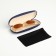Case for glasses on the cracker, the color is blue