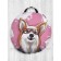 Style Corgi Pillow, Decorative, D = 52 cm