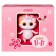 Mini Lee toy + 5 clothing items "Raspberry mood", 8 cm