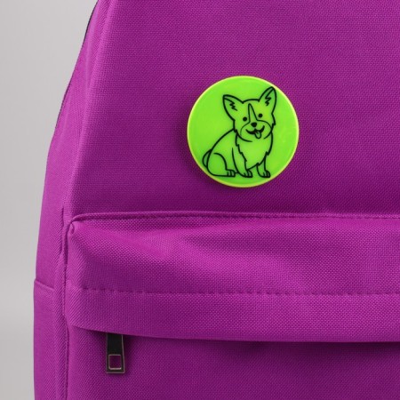The reflective icon "Corgi", d = 5.8 cm, color mix-1