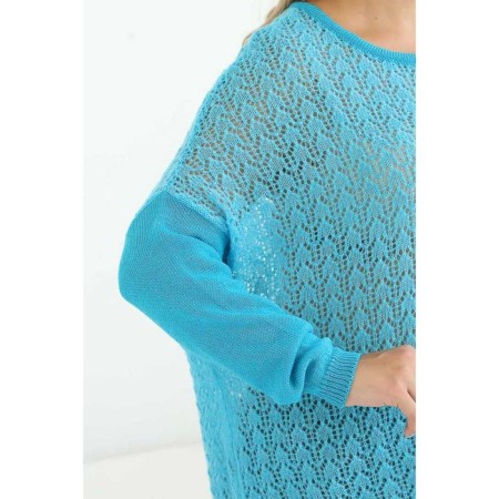 Female jumper, size 52, blue color-11