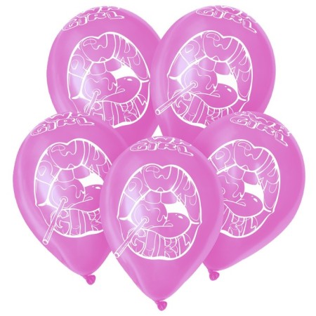 Latex ball 12 "" One ", pastel, set 25 pcs., Pink color-2