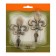 Single -rod hook for curtains Cappio KC112, bronze color, 2 pcs