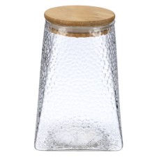 Bank Glass Regent Linea Ciottolo, with a lid, 950 ml