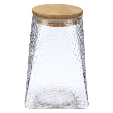 Bank Glass Regent Linea Ciottolo, with a lid, 950 ml