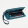 Women's wallet with lightning, blue color