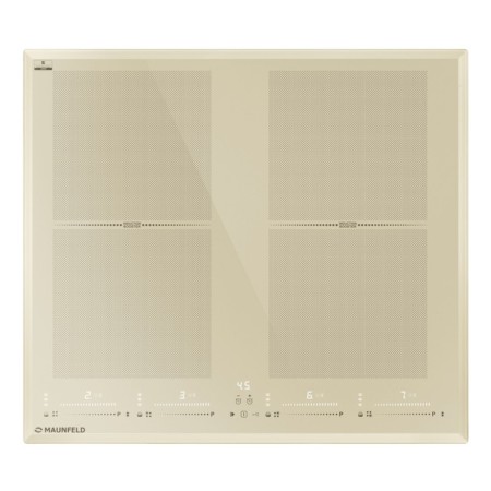 Maunfeld CVI594SF2BG Lux, induction, 4 burners, sensor, beige.
