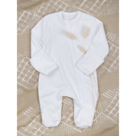 Complex Slip Children's Amarobaby Fashion, on a zipper, height 62, Milk color
