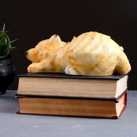 Garden figure "Sleeping Cat" 22x14x11cm-2