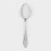 Spoon "Wave", h = 19.5 cm, thickness 2 mm, silver color