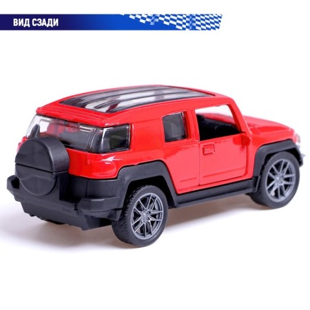 Autograd Metal Metal "Jeep", 1:36, inertia, doors open, red color-4