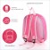 Baby backpack on lightning, pink color