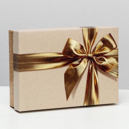Gift box "Bant", gold, 21 x 15 x 5 cm