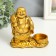 Souvenir Polystone candlestick for 1 candle "Money Khotse" mix 12.5x5x5x13 cm