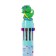 Automatic ballpoint handle, 10 color, barcode on a piece, mix of animals