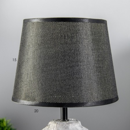 ESMIMA table lamp E14 40W gray 20x20x33cm Risalux-4