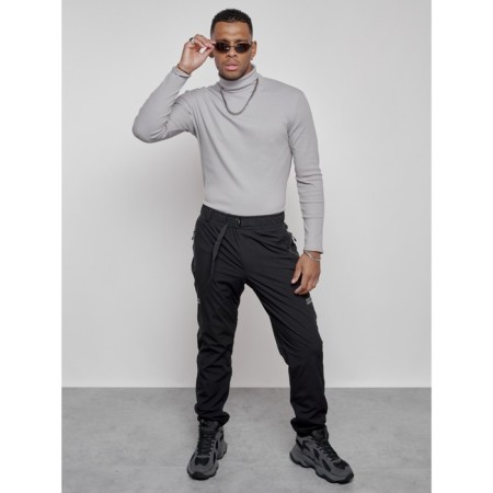 Warm pants, size 56, black color-13