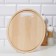 Board wooden board with a gutter "Circle" 24x24x0.8 cm birch