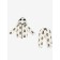 Kit: sweatshirt and pants crumb I am “raccoons”, white color, height 86-92 cm