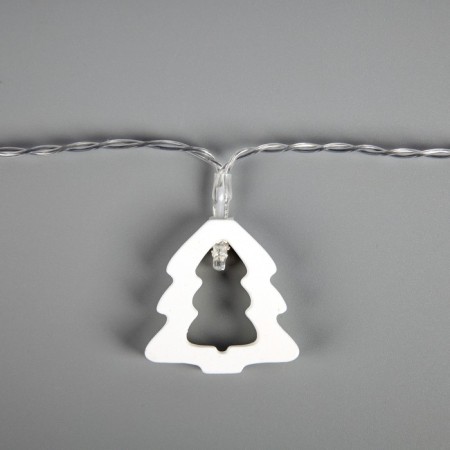 Garland “thread” 2.5 m with nozzles “Christmas tree”, ip20, transparent thread, 10 LED, glow warm white, AAH2-3