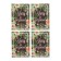 A set of nameplate "wishes" patterns, 5 types, 20 pieces, 5.5 x 8 cm