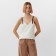 Top female on the straps Minaku: Casual Collection Color White, Rr. 44