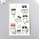 Tattoo on the body color "cat - steep" glowing in the dark 12x7.5 cm