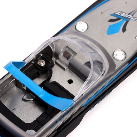 The radio -controlled mini boat boat works on the battery, the color is blue-3