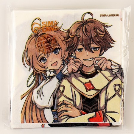 Paper napkins 25*25cm "Genshin" (set 20 pcs)-5