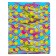 Notebook of 48 sheets in the cell "liquid smiles", cover coated cardboard, softtouch, congruh, mix