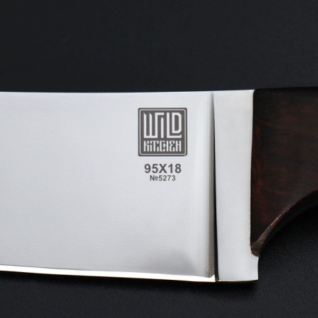 Knife - pchak kitchen wild kitchen, steel 95 × 18, blade 16.5 cm-4
