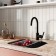 IDDIS Cuba kitchen mixer with a filtered water channel, black