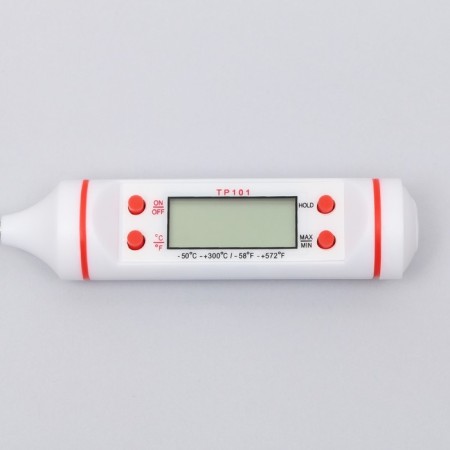 Culinary thermometer "Live with taste", white-5