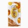 A candle for a cake, a number, shiny "6", gold, 4 x 10 cm.