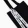 Shoper with vahue tape, 35x0.5x40 cm, black color