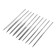 Set of Nadphyli scrap, metal handles, 70 x 160 x 4 mm, 10 pcs.