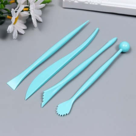 Tools for modeling and giving a set 4 pcs plastic 16 cm-1