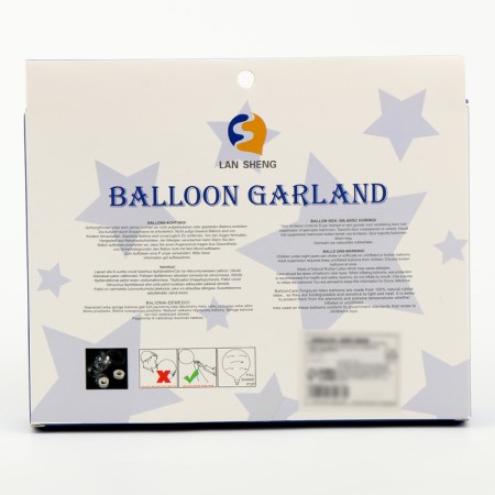 Set for creating compositions from balloons, set of 52 pcs., Brown, silver, blue-2