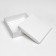 The box is folding, cover is, white, 20 x 20 x 6 cm