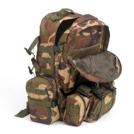 Tactical backpack "Storm Tactic" male, 50 l, oxford, camouflage Woodland-6