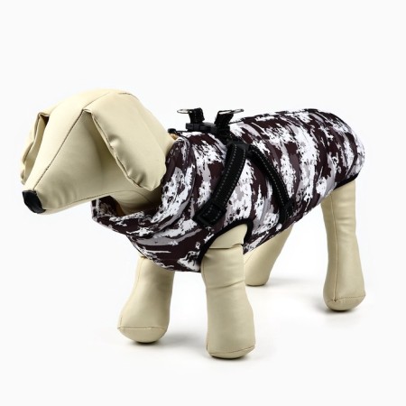 Clothing for dogs. Winter jacket "Warm winter", camouflage, size S-10