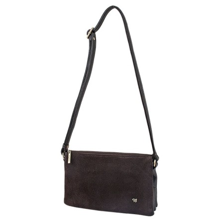 B2721 Bag Cross-Bodi, lightning department, brown color 17x26x6cm