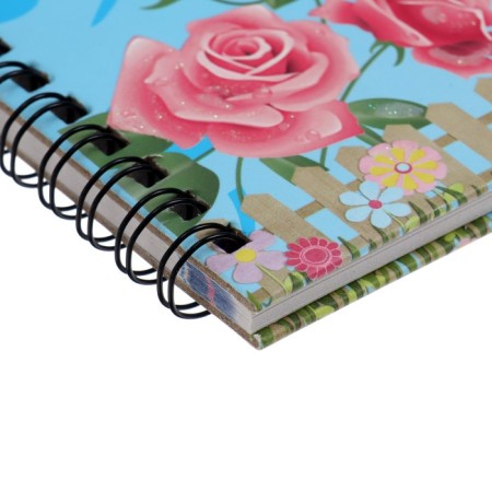 Notebook in a gift box, on a lock, A6+, 50 sheets, line "Umbrella", mix-3