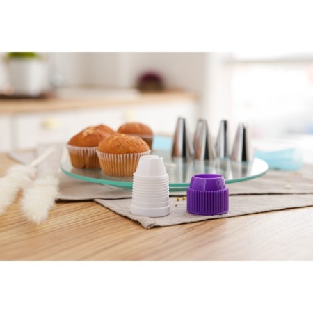 Confectionery set, 8 objects: bag, adapter, 6 nozzles d = 3 cm-7